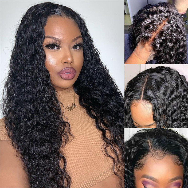 13x6 HD Lace Human Hair Water Wave Lace Front Wigs